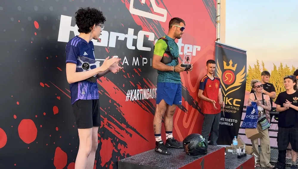 Podio de una carrera RaceUp